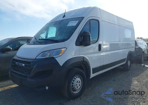 2025 Ram Promaster 3500 Tradesman High Roof 159 Wb W/Pass Seat from USA, damaged, VIN 3C6MRVHG7SE552764